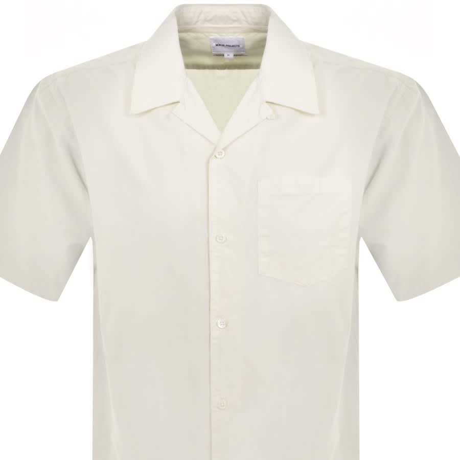 Norse Projects Carsten Cotton Tencel Shirt White | Mainline